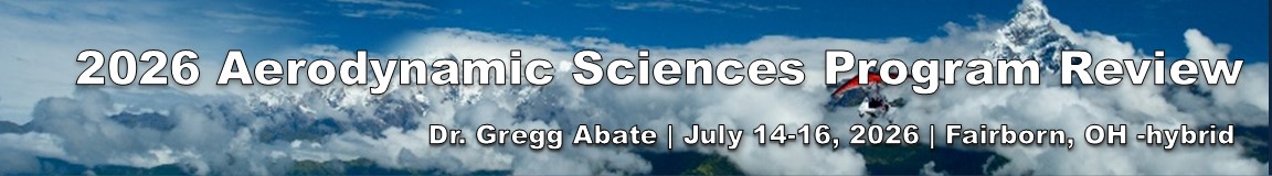 2026 Aerodynamic Sciences Program Review event banner